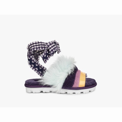 Sandálias UGG Desert Dream Mulher Roxo Escuro | PT-BPUVI